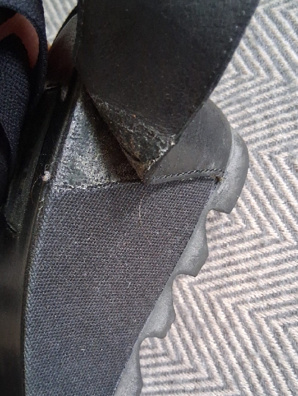 Sorel Women's Tan and Black Lace-Up Sandals - Picture 7 of 7
